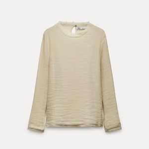 Zara Double Layer Long Sleeve Top